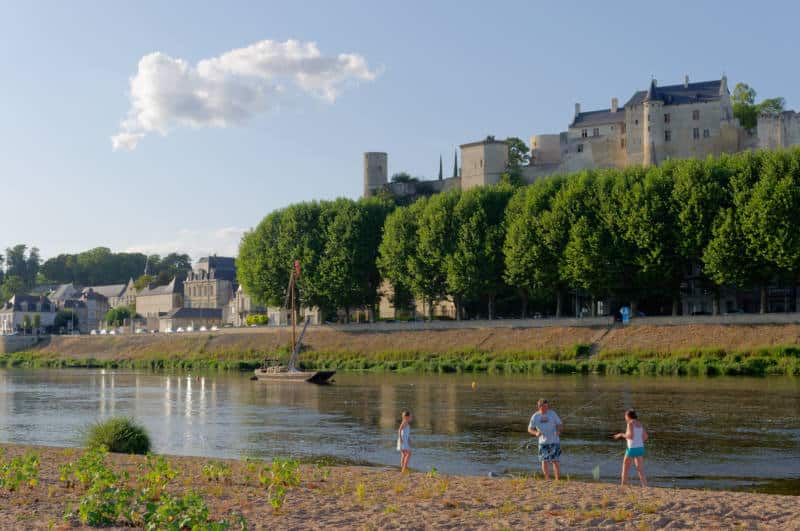 Ville de Chinon et la Vienne